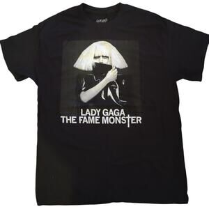 NWOT Lady Gaga The Fame Monster Graphic Print Band SS T-Shirt